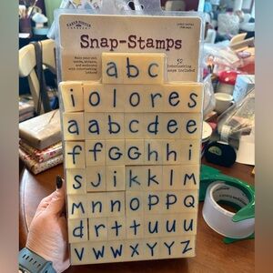 Karen Foster Snap-Stamps Alphabet Set